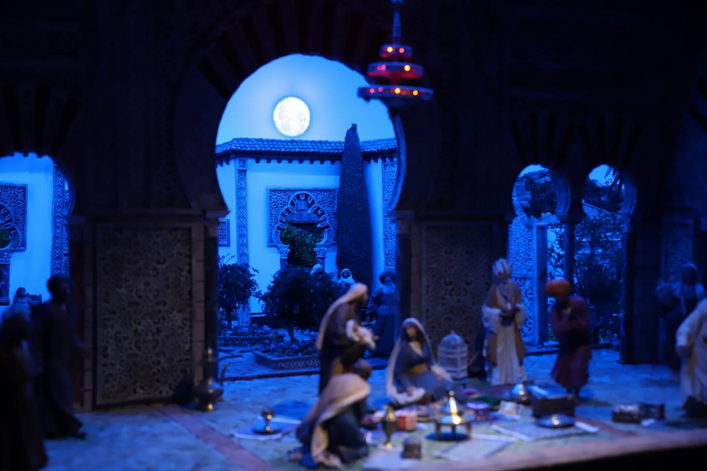 El Belén inspirado en Medina Azahara de la Fundación Cajasol en Córdoba, en imágenes