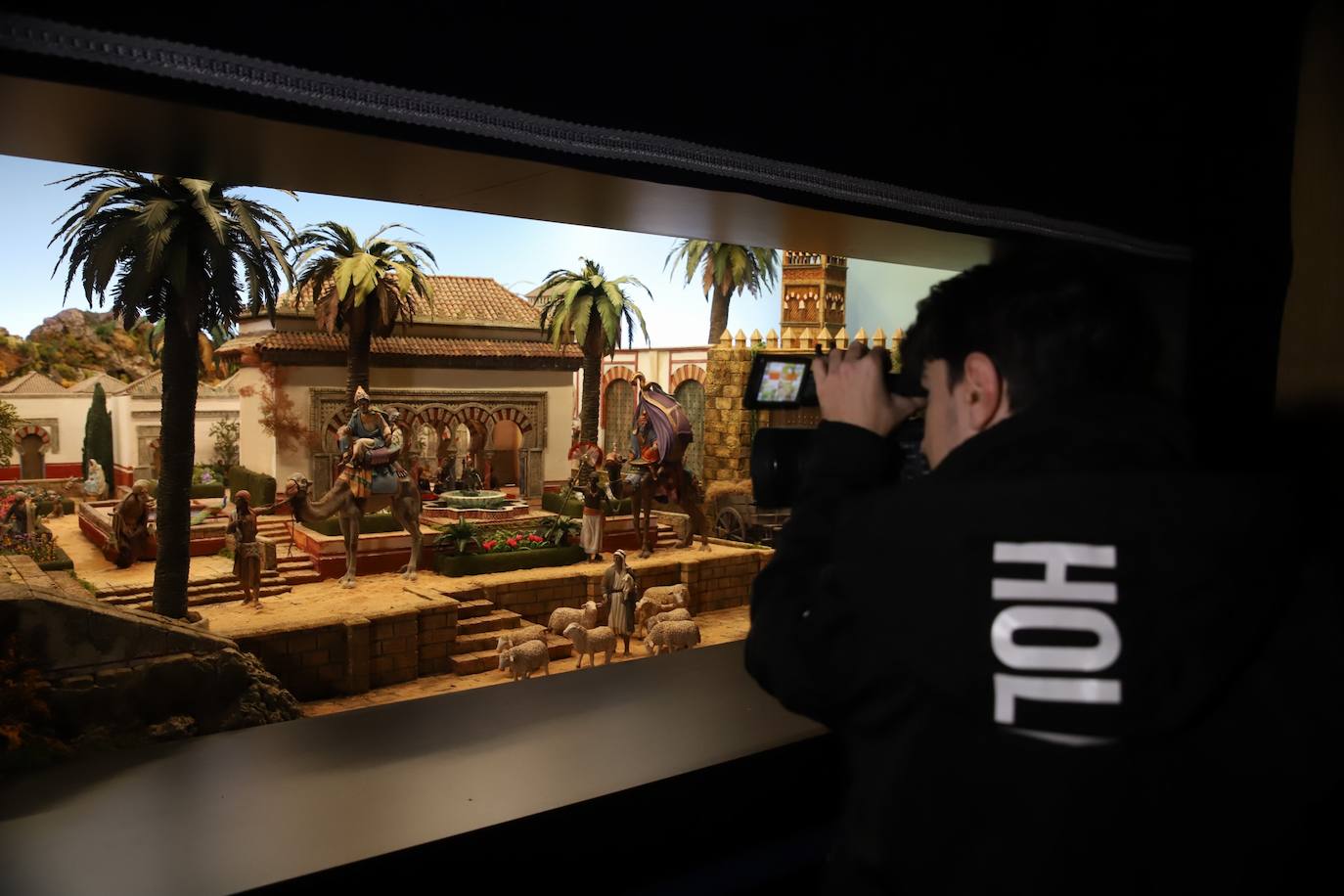 El Belén inspirado en Medina Azahara de la Fundación Cajasol en Córdoba, en imágenes