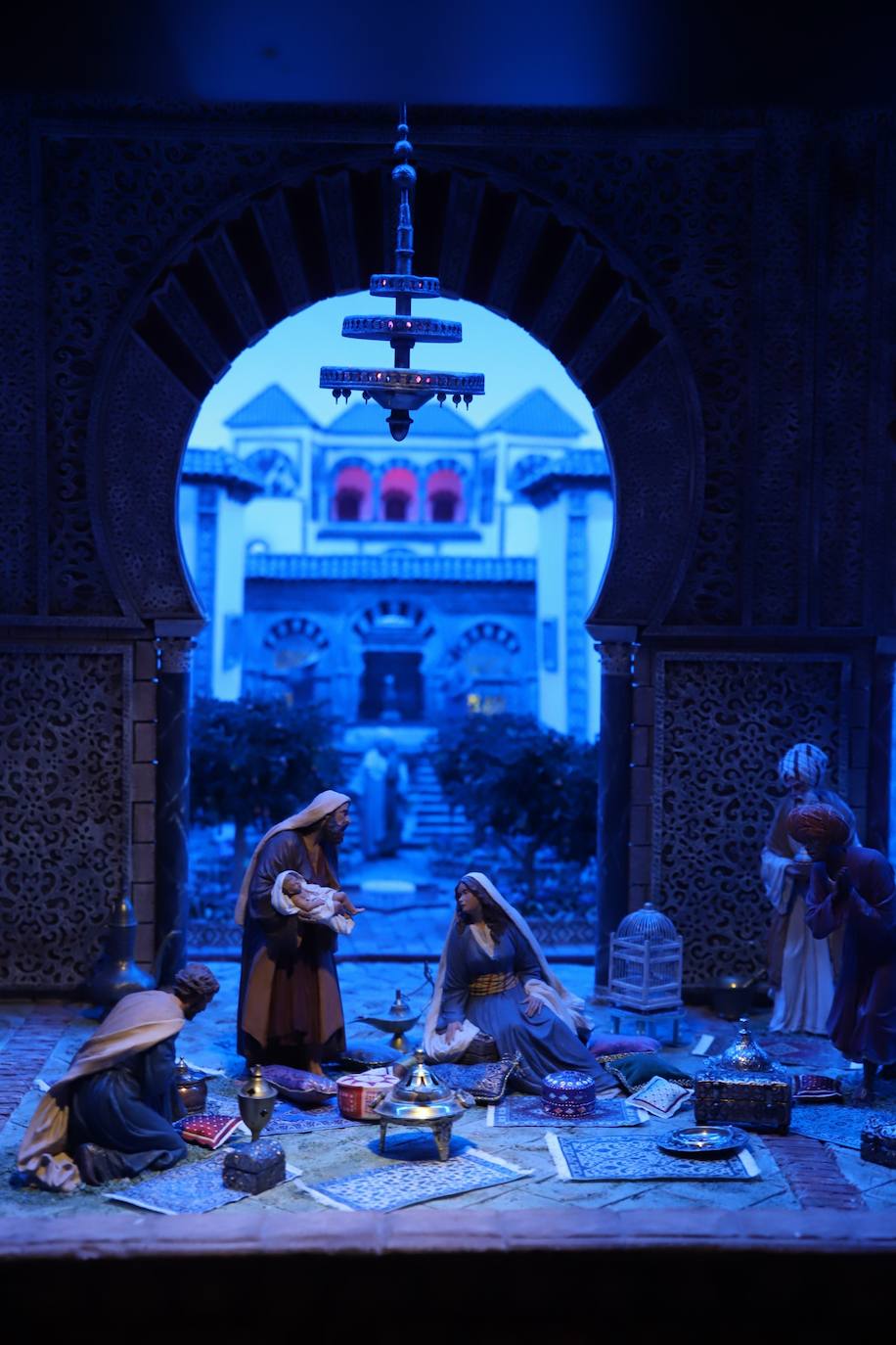 El Belén inspirado en Medina Azahara de la Fundación Cajasol en Córdoba, en imágenes