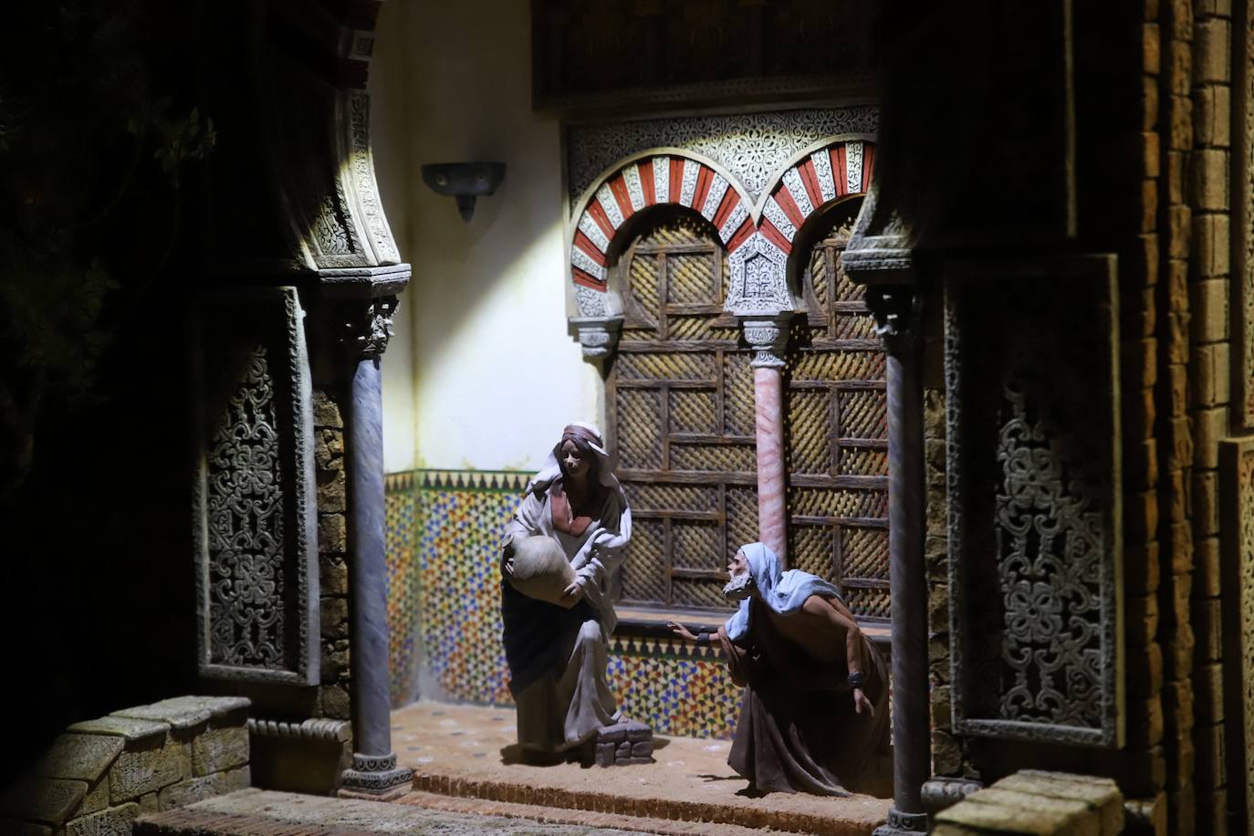 El Belén inspirado en Medina Azahara de la Fundación Cajasol en Córdoba, en imágenes