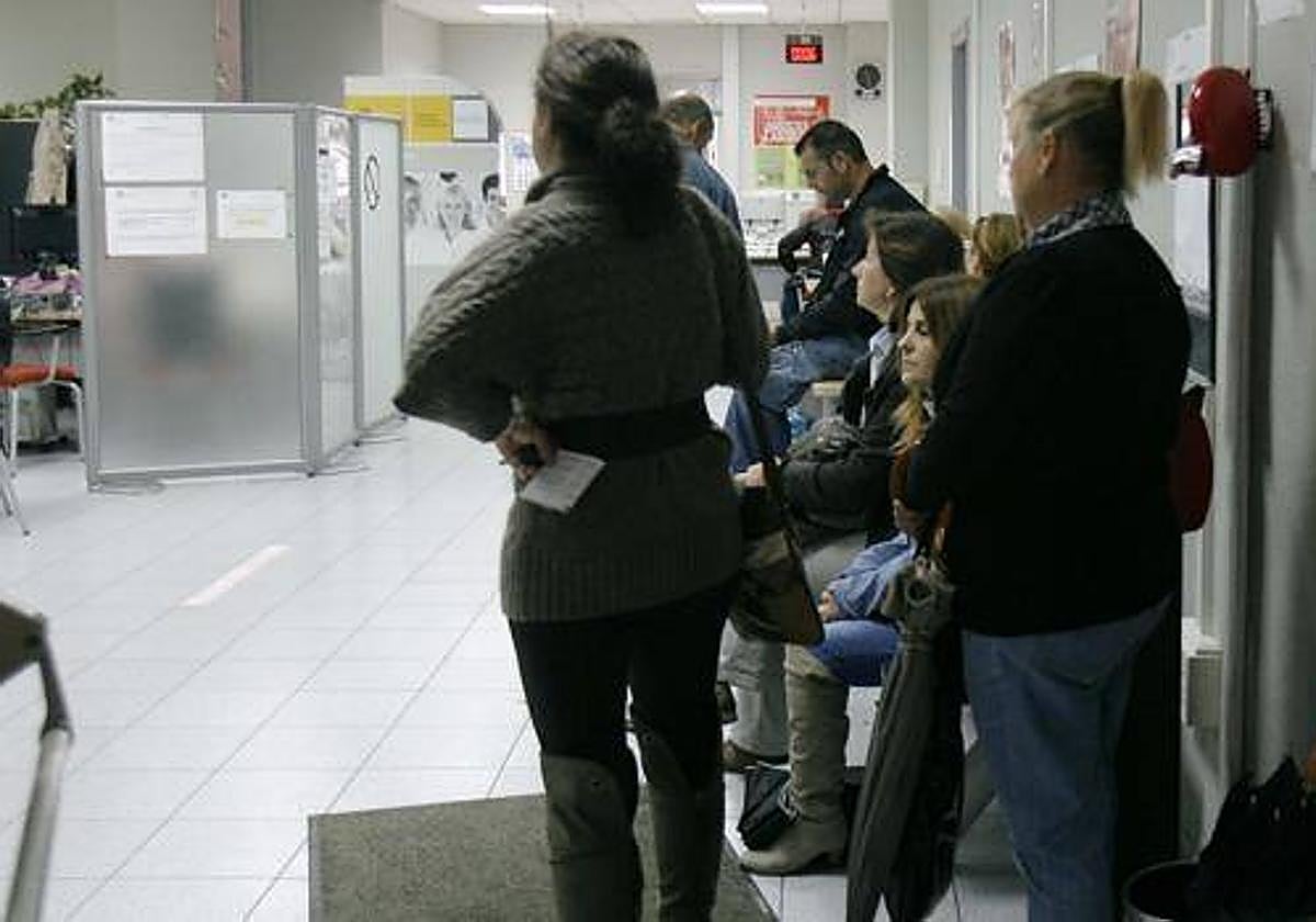 Oficina del SAE en una imagen de archivo