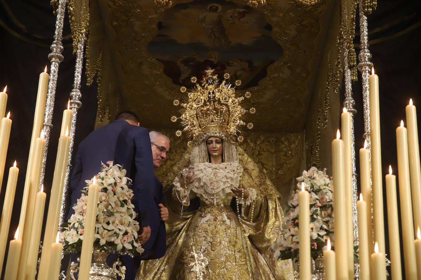 La solemne imposición de la nueva corona de la Virgen de la Alegría de Córdoba, en imágenes