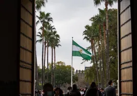 San Telmo acoge por primera vez la celebración del Día de la Bandera de Andalucía