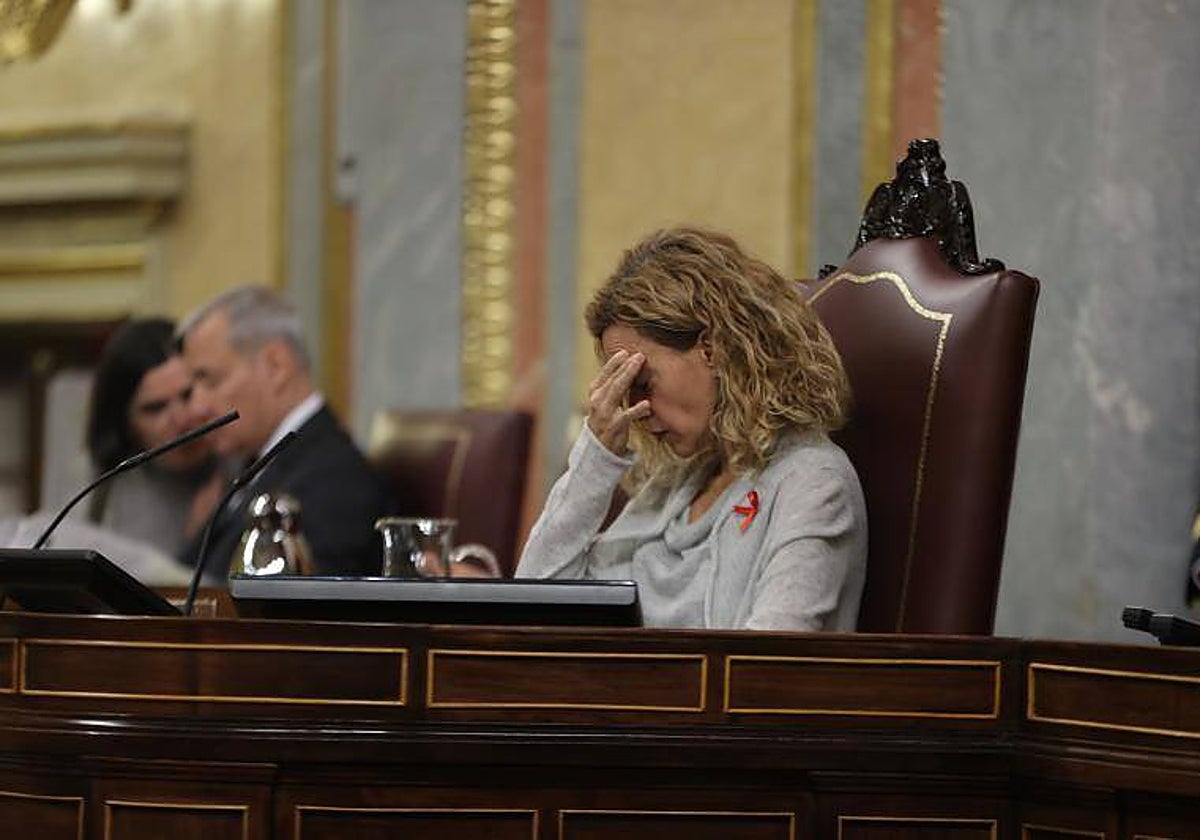 La presidenta del Congreso, la socialista Meritxell Batet