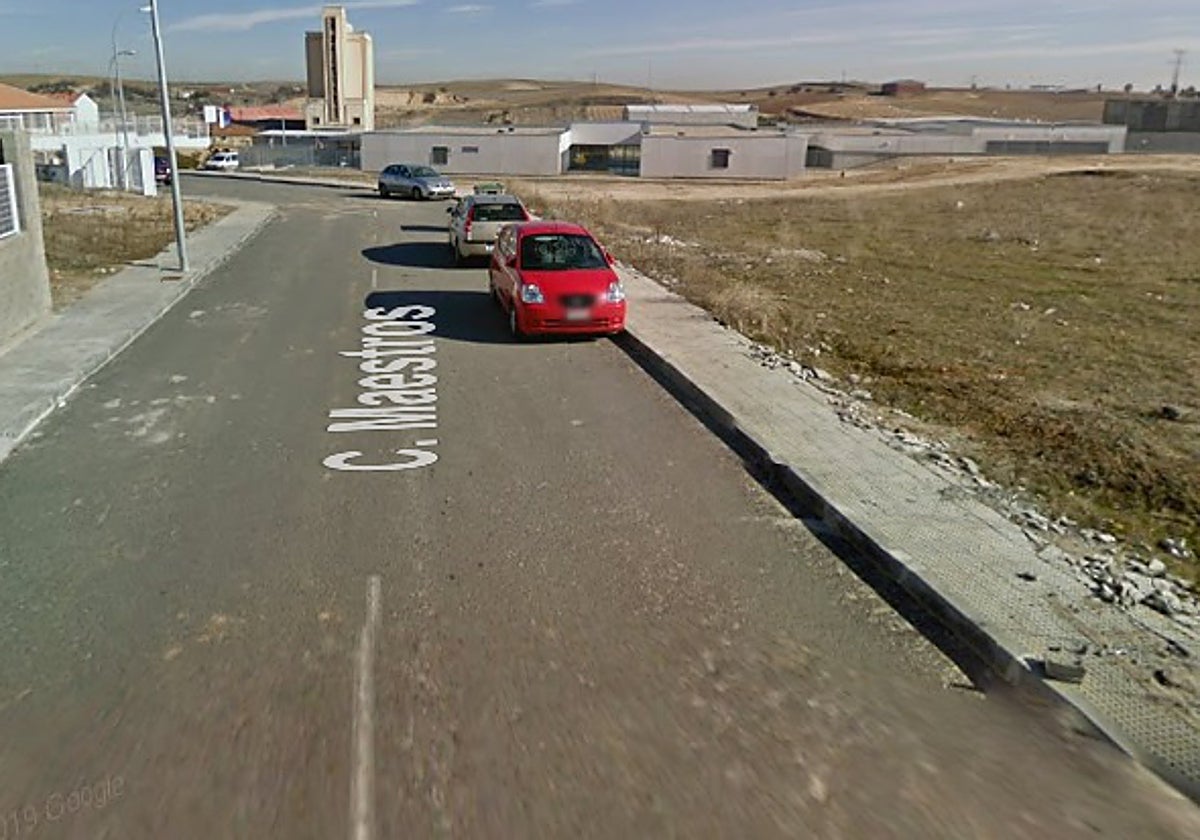 Calle Maestros, donde ha ocurrido el atropello