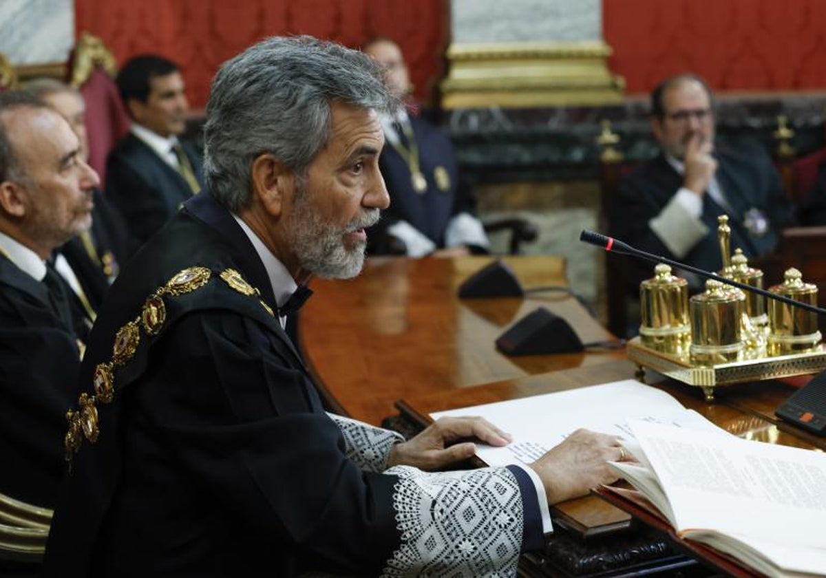 El expresidente del Tribunal Supremo y del Consejo General del Poder Judicial, Carlos Lesmes