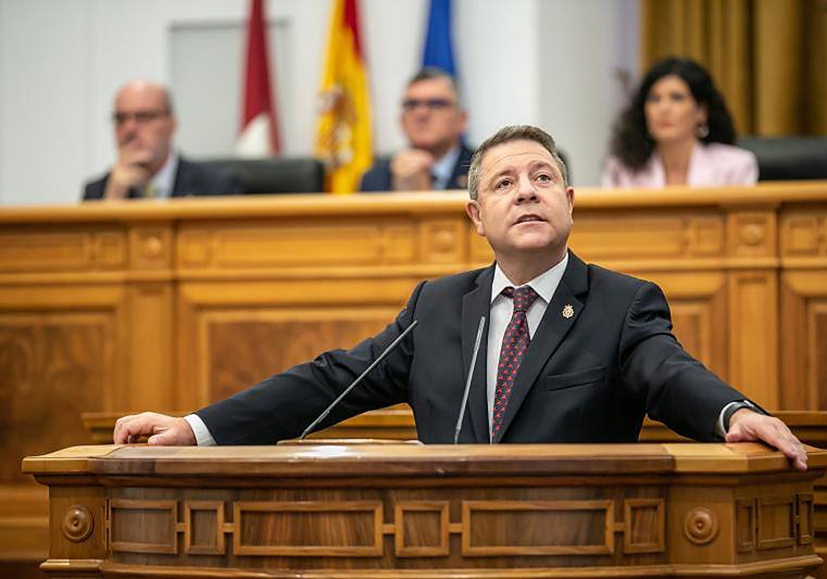 El presidente de Castilla-La Mancha, Emiliano García Page