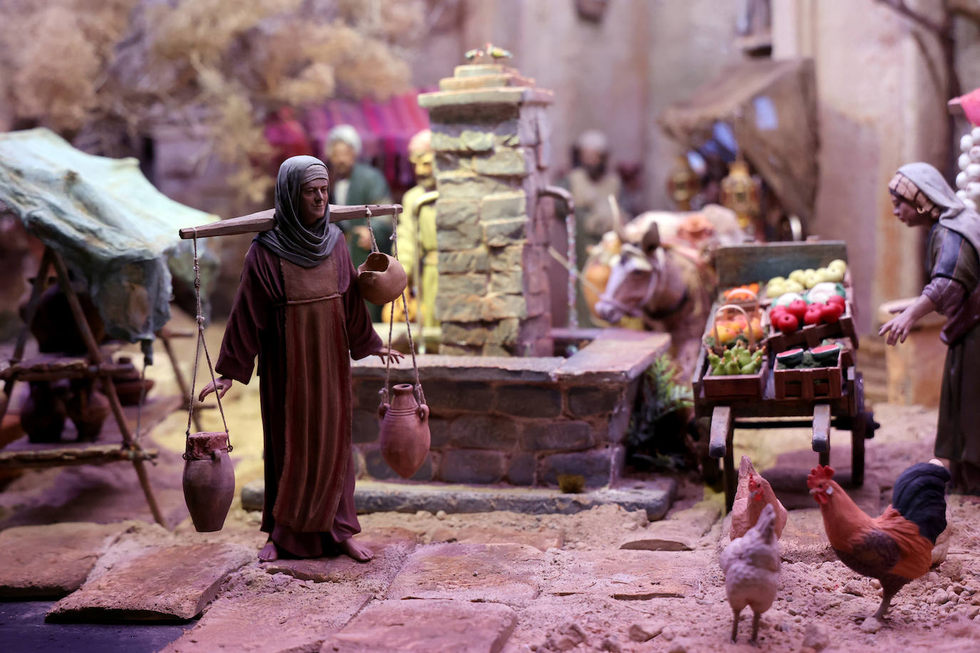 Los Nacimientos participantes en el XLI Concurso de Belenes de Cajasur, en imágenes