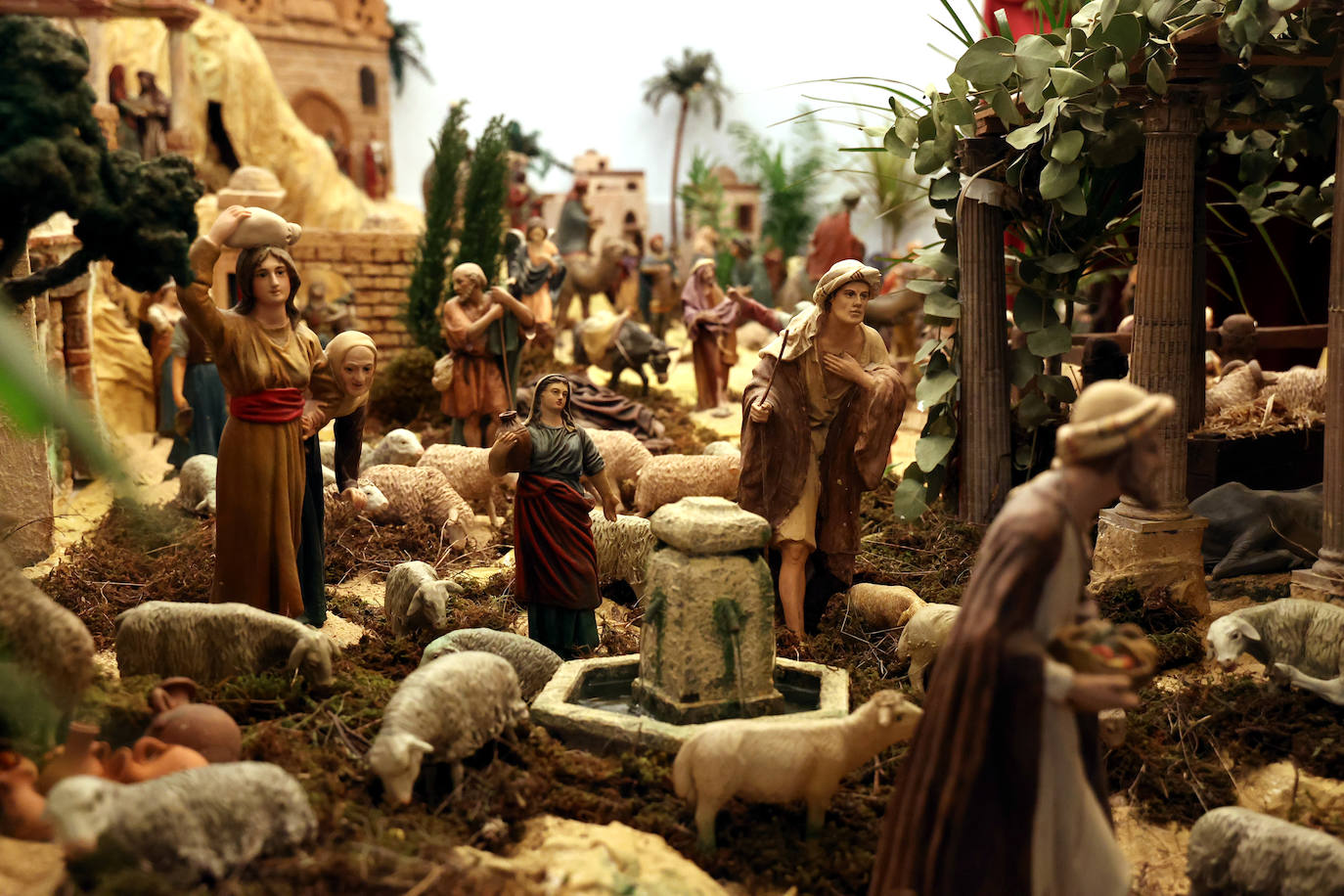 Los Nacimientos participantes en el XLI Concurso de Belenes de Cajasur, en imágenes