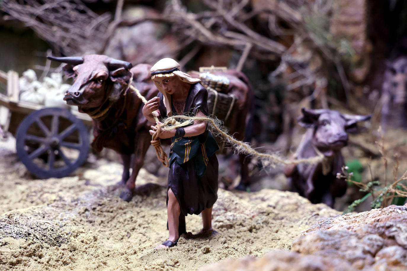 Los Nacimientos participantes en el XLI Concurso de Belenes de Cajasur, en imágenes