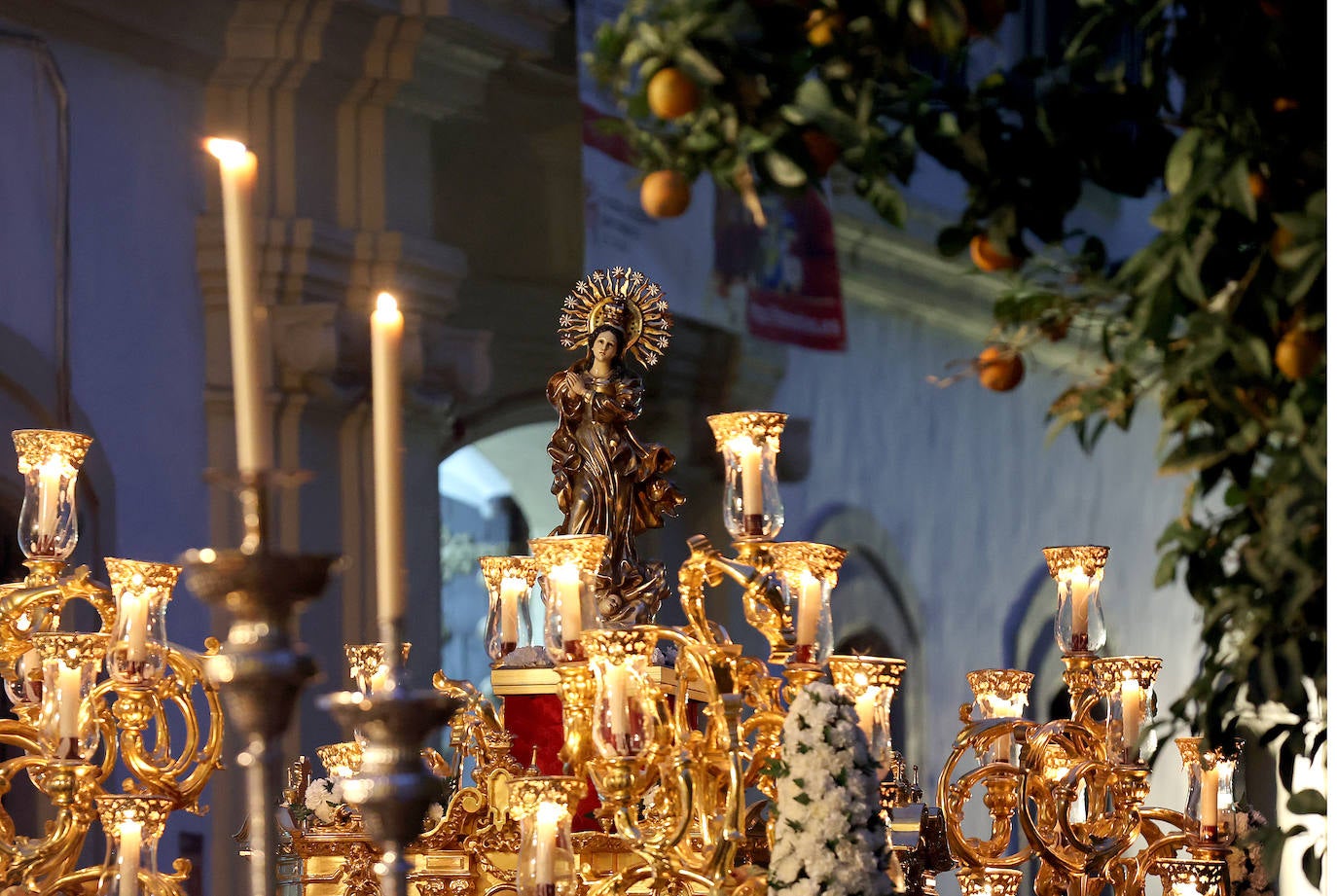 La emotiva procesión de la vigilia de la Inmaculada Concepción en Córdoba, en imágenes
