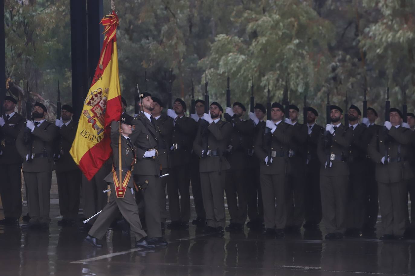 En imágenes, el solemne desfile militar de la BRI X de Córdoba por la Inmaculada