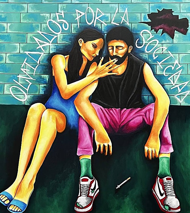 &#039;Una noche en el infierno&#039;: la artista madrileña que retrata la cruda realidad de la Cañada Real