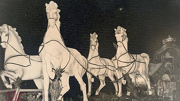 Cabalgata de los Reyes Magos en 1965