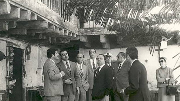 Arquitectos y técnicos del Ayuntamiento de Córdoba en 1972