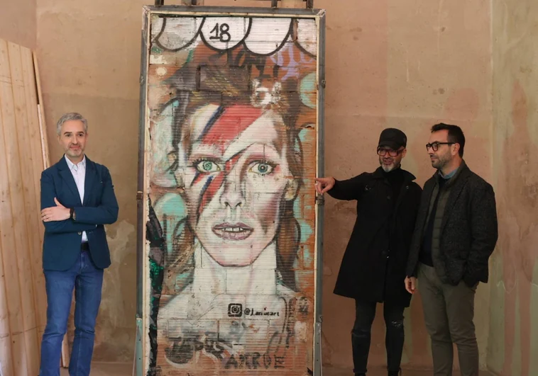 El primer grafiti indultado en España ya se exhibe en Valencia