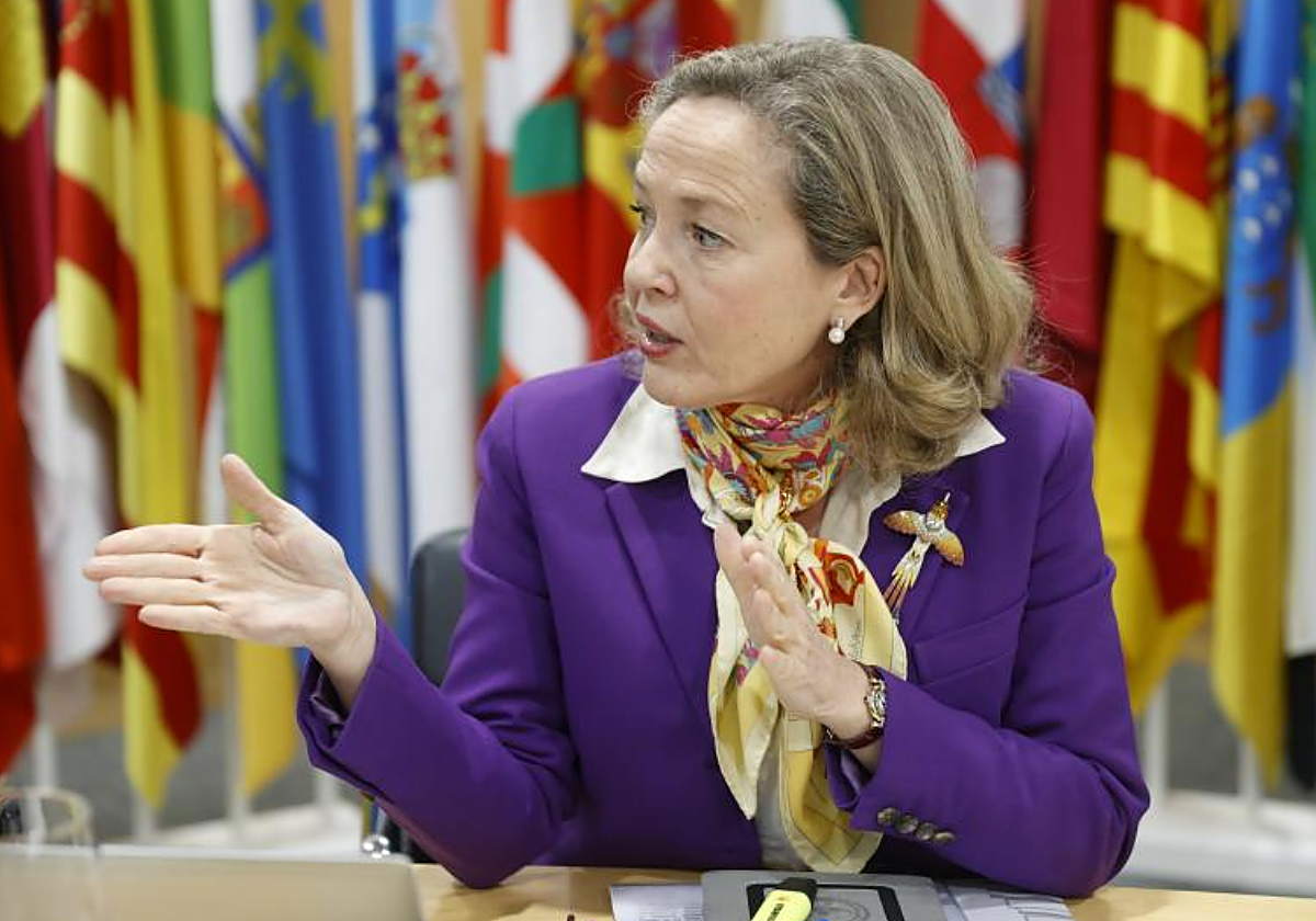 La vicepresidenta Nadia Calviño en foto de archivo