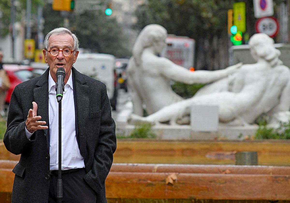 Trias, este martes en su comparecencia desde Jardinets de Gracia
