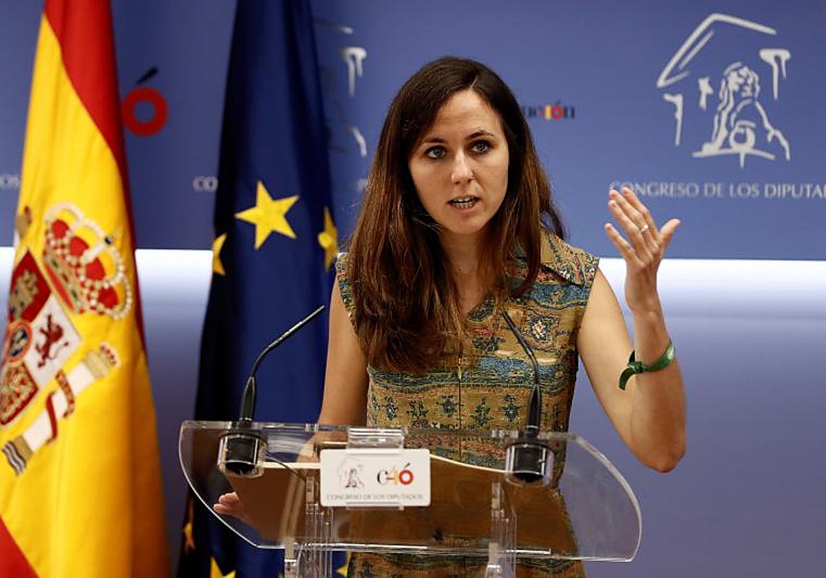 La ministra de Derechos Sociales y Agenda 2030, Ione Belarra.