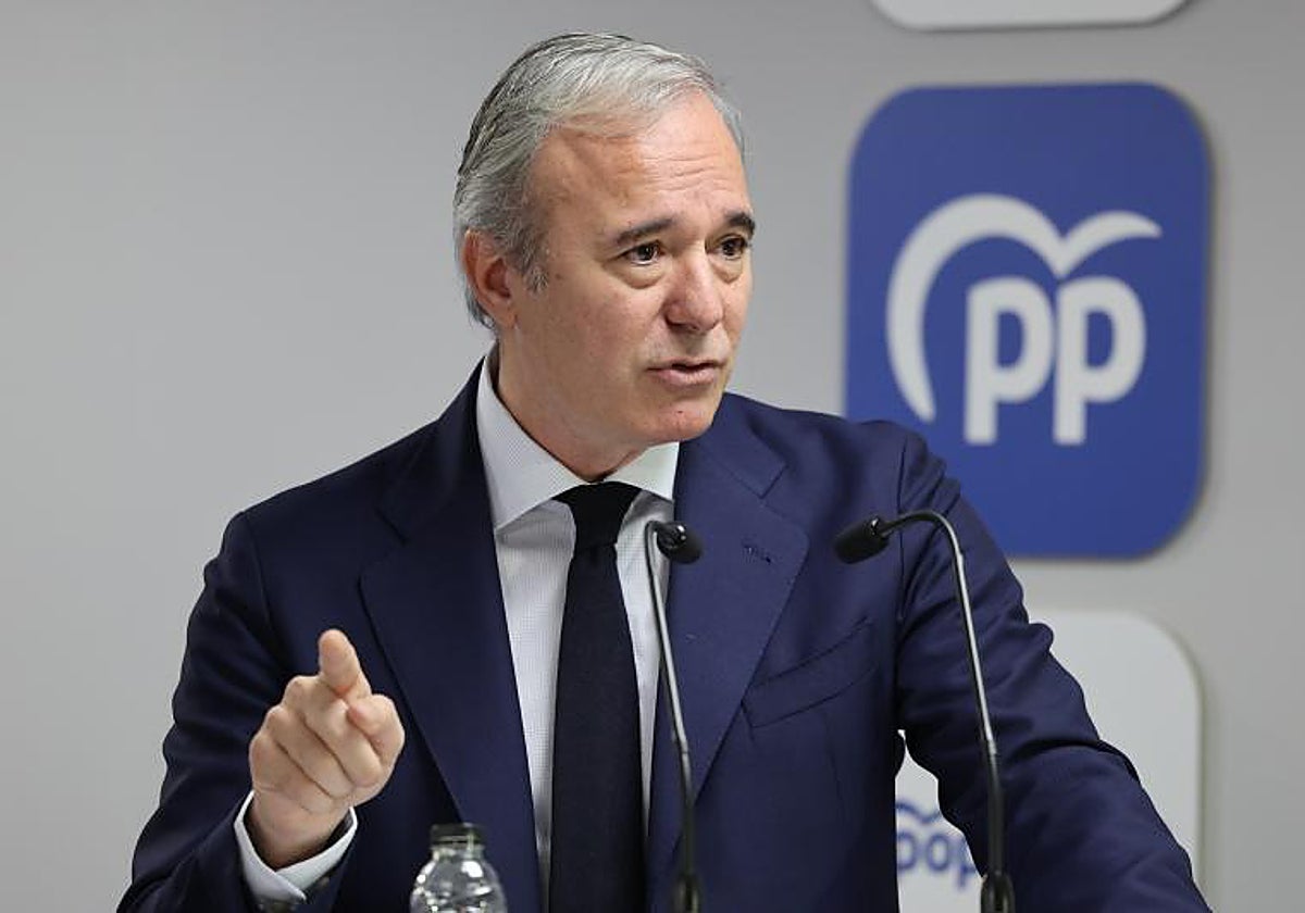 Jorge Azcón confirma que será el candidato del PP a la Presidencia del ...
