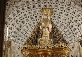 La misa por el santuario de la Virgen de los Dolores de Córdoba, en imágenes