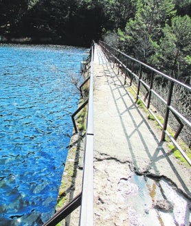 Imagen secundaria 2 - Buzos para recuperar la antigua presa de Navacerrada que abastecía a tuberculosos convertida ahora en oasis de biodiversidad