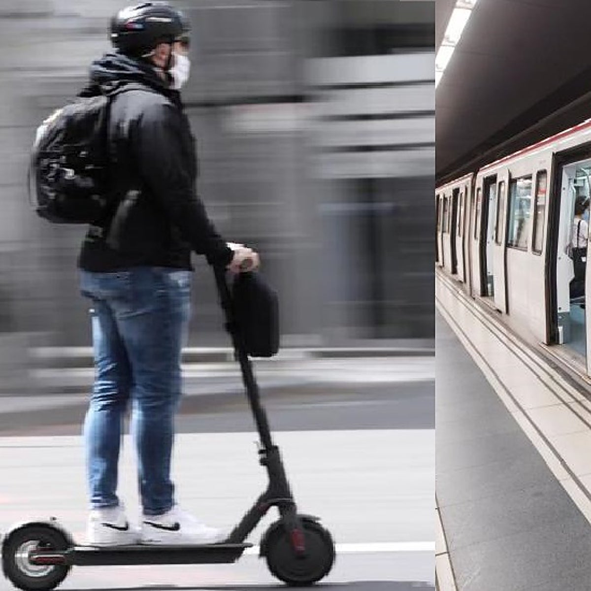 Barcelona prohíbe los patinetes eléctricos en el transporte público durante seis meses
