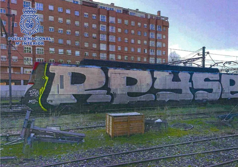 Detenidos 28 grafiteros por causar daños valorados en 600.000 euros con sus pintadas en vagones de trenes