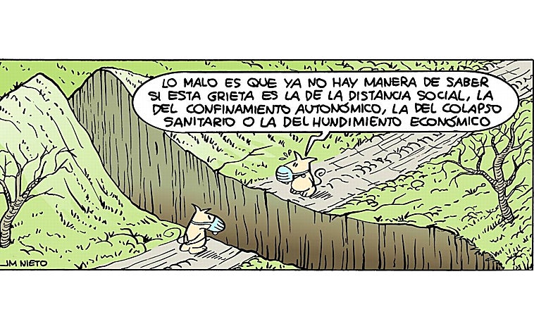 Imagen principal - Nieto: «Reconforta volver la vista a lo cercano porque todo es más civilizado»