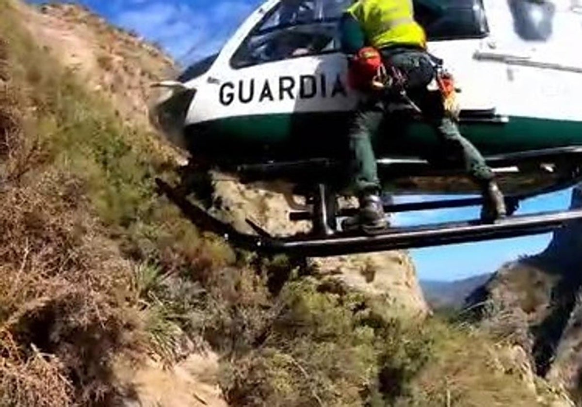 Equipo de rescate de la Guardia Civil