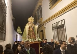 Cera rizada en el regreso de la Esperanza de Córdoba a San Andrés