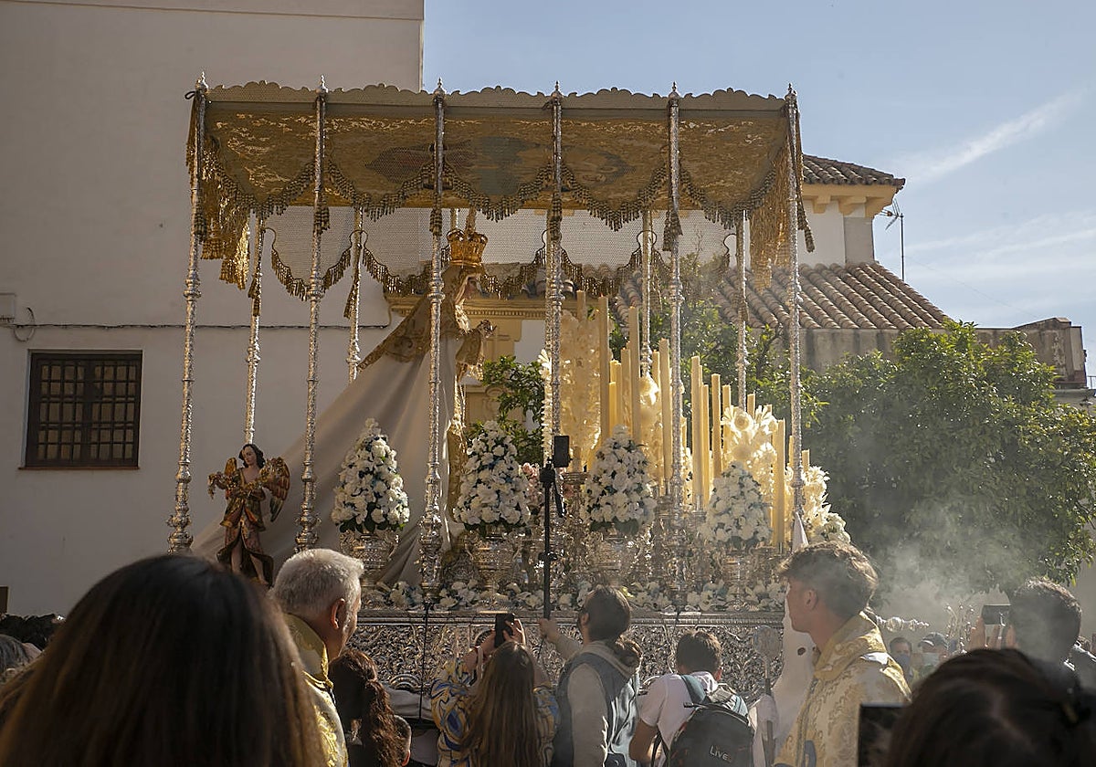 Palio de la Virgen de la Alegría, el pasado Domingo de Resurrección