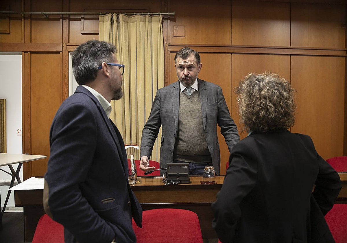 David Dorado, en el Pleno