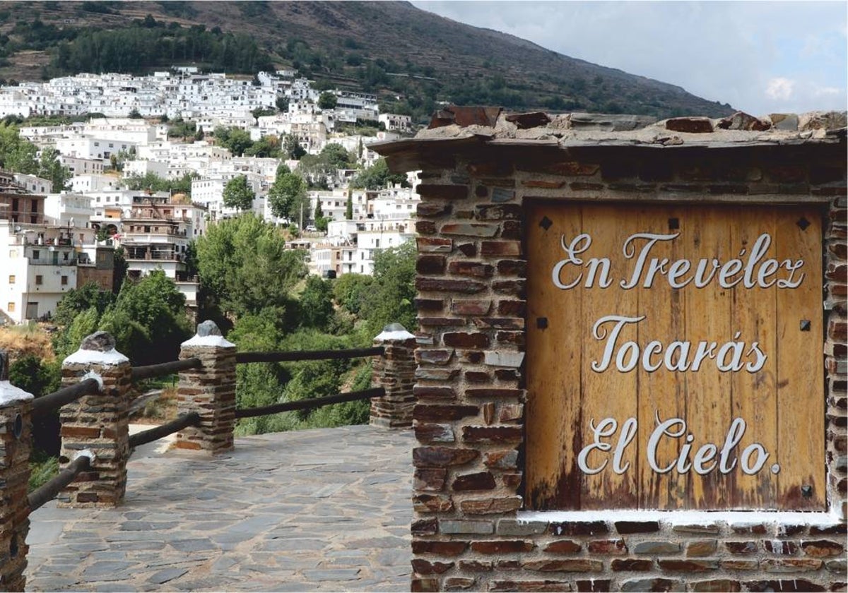 Mirador de Trevélez, reconocido como uno de los pueblos más bonitos de España