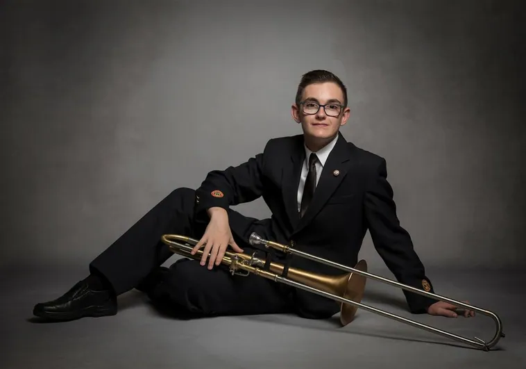 Medalla de oro musical internacional a los 17 años: «El trombón me permite expresar muchas cosas»