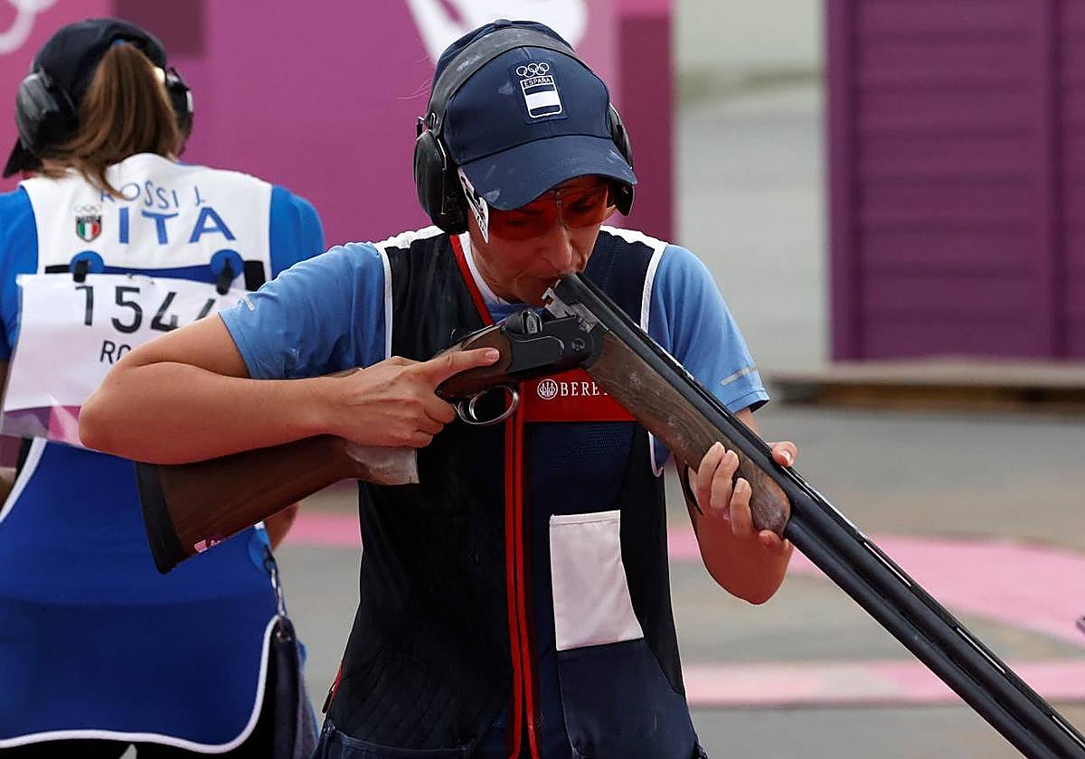 Fátima Gálvez, en los Juegos Olímpicos de Tokio en 2021