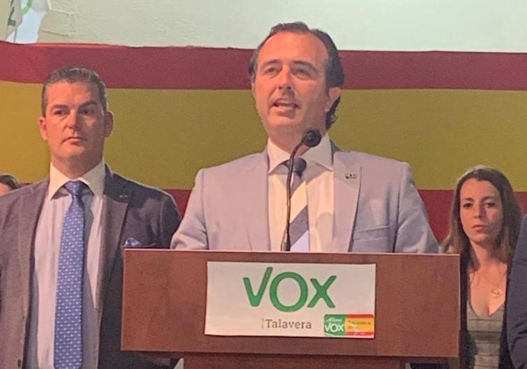 David Moreno, portavoz de Vox en el Ayuntamiento de Talavera,  candidato a la Presidencia de la Junta