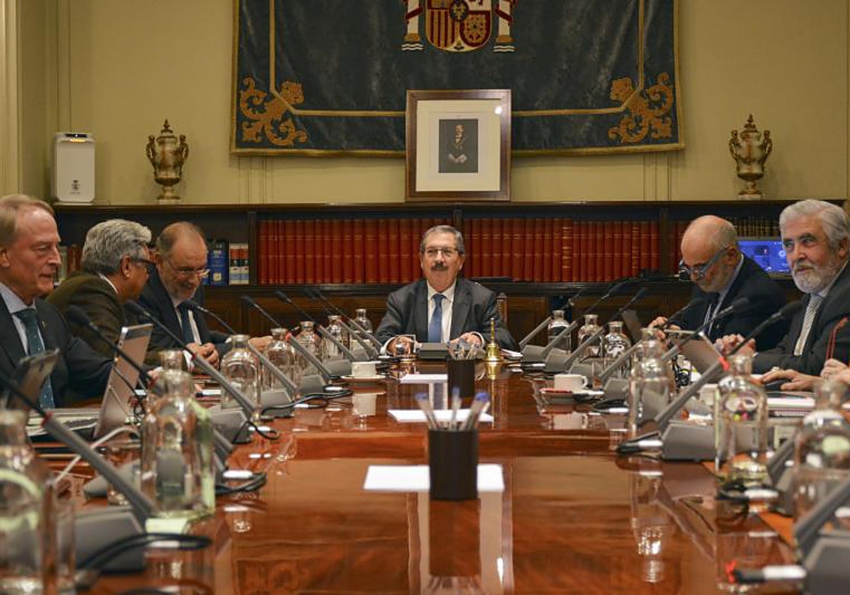 Pleno extraordinario del Consejo General del Poder Judicial (CGPJ) el pasado 20 de diciembre