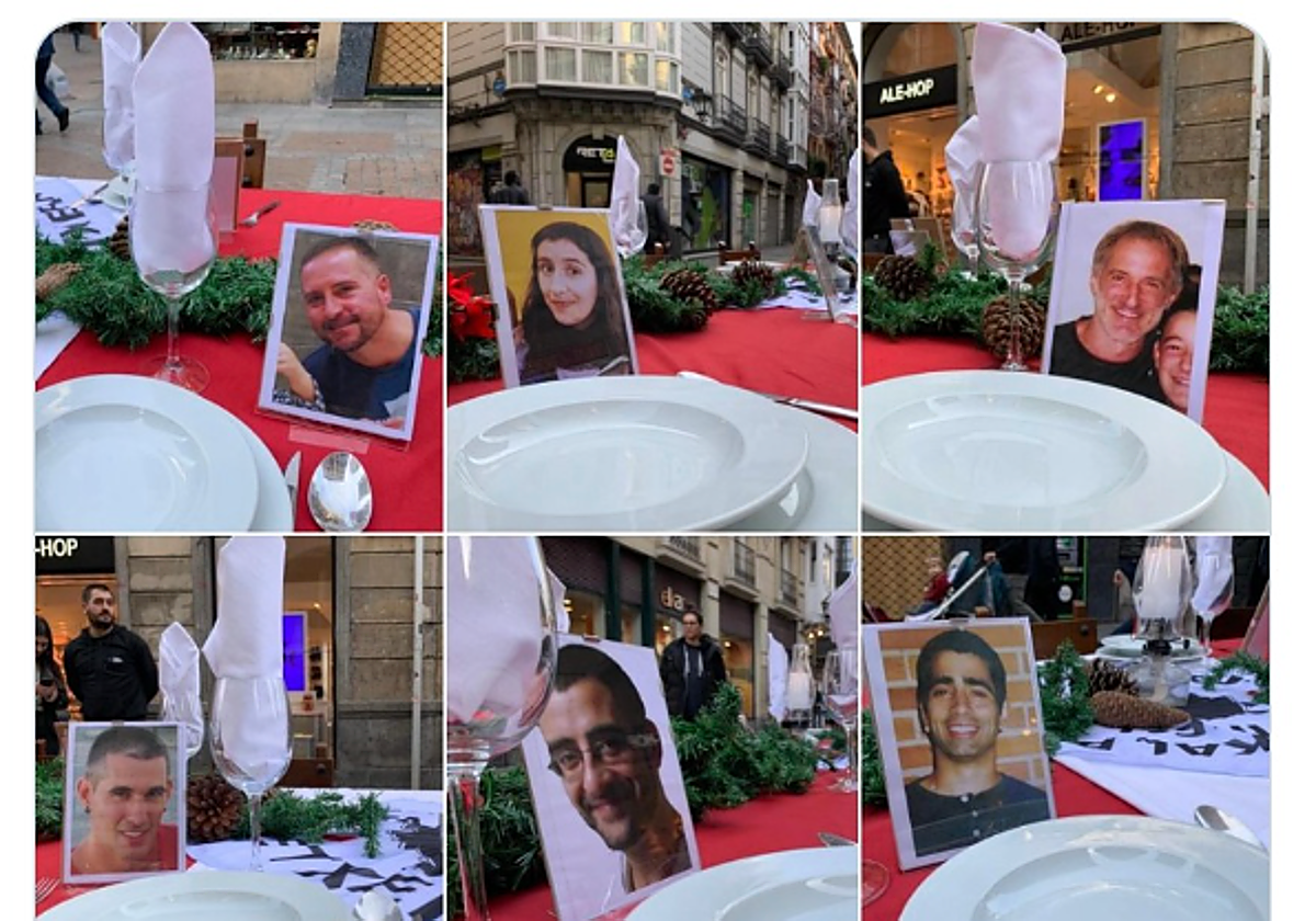 Imagen de la mesa de Bilbao compartida en redes