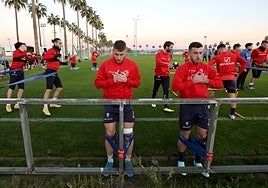 Antonio Casas, ausente en el último entrenamiento del Córdoba CF en la Ciudad Deportiva