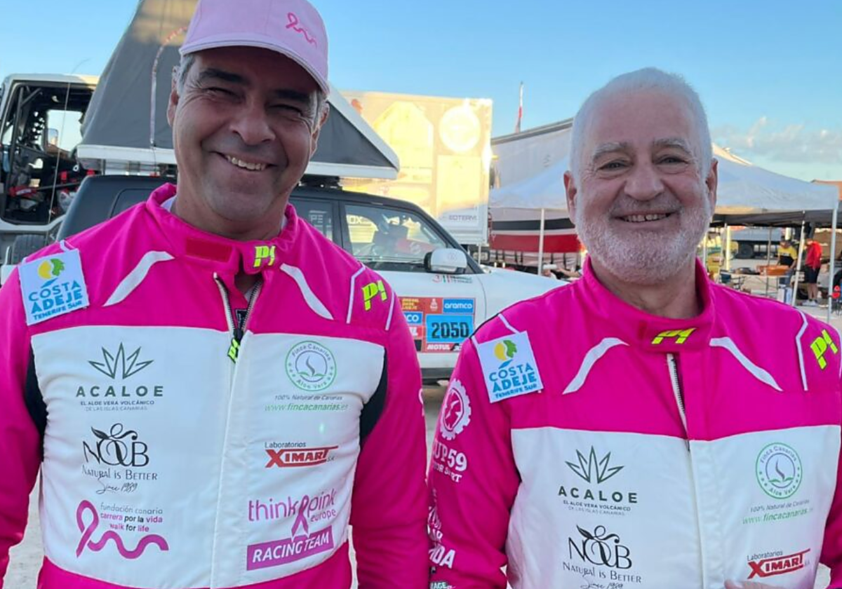Rafael Lesmes y Eduardo Naval competirán  en Dakar  para visibilizar la lucha contra el cáncer de mama