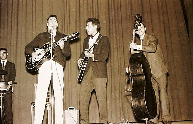 Pepe Barranco, en sus tiempos mozos con Los Estudiantes