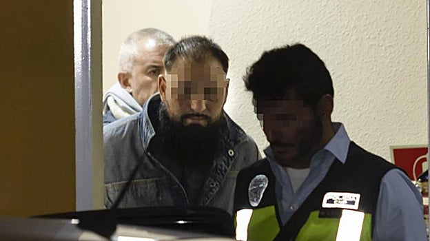 Micael Da Silva Montoya, tras ser detenido por la Guardia Civil.