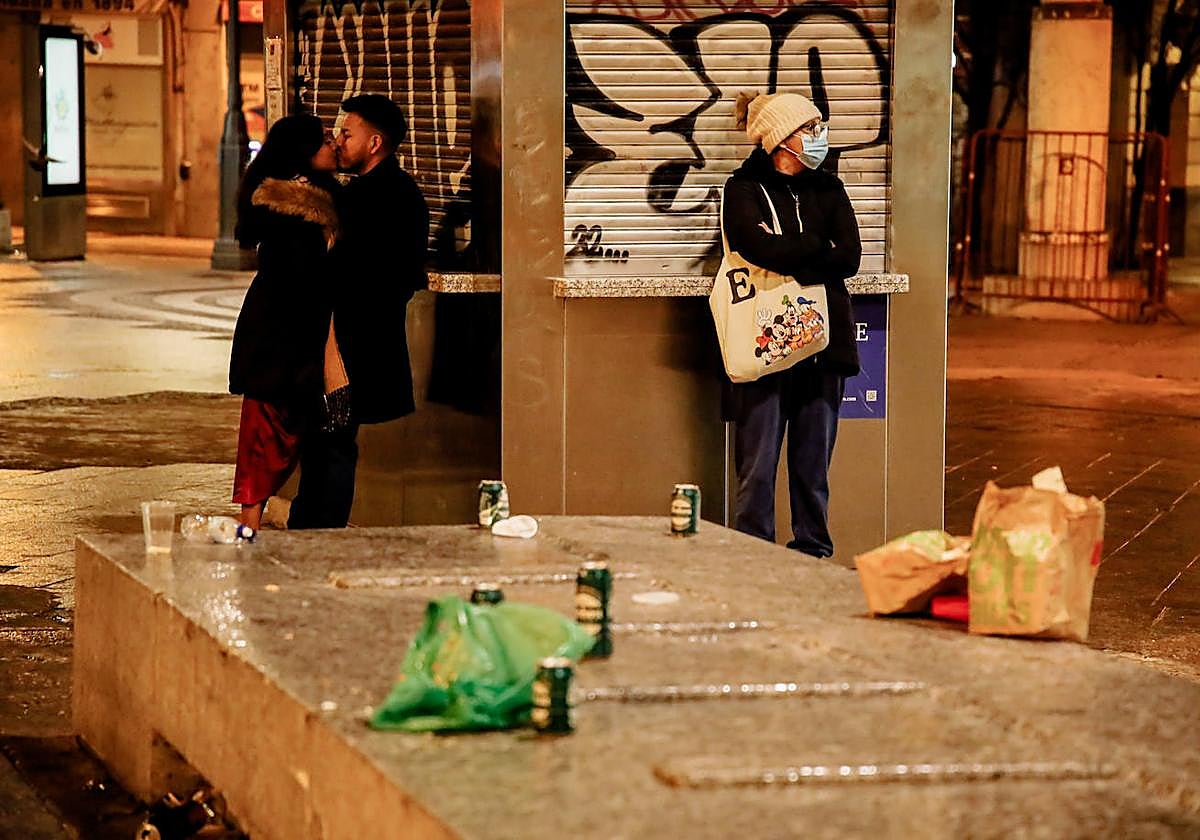 Madrid se despierta tras los primeros cotillones