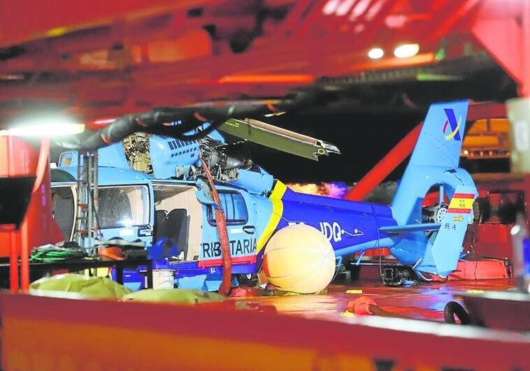 UGT pide explicaciones a Aduanas por el siniestro mortal del helicóptero