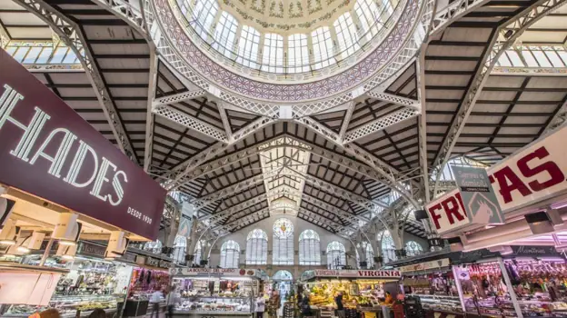 Imagen de archivo del Mercado Central de Valencia