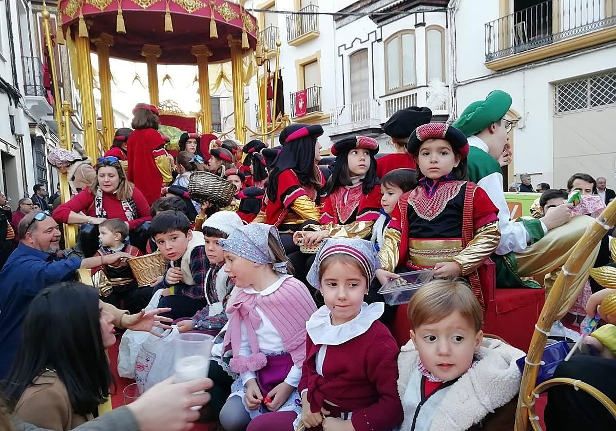 Una carroza de la Cabalgata de Puente Genil en una imagen de archivo