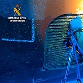 Incautación 'submarina' de 32,5 kilos de cocaína en Las Palmas