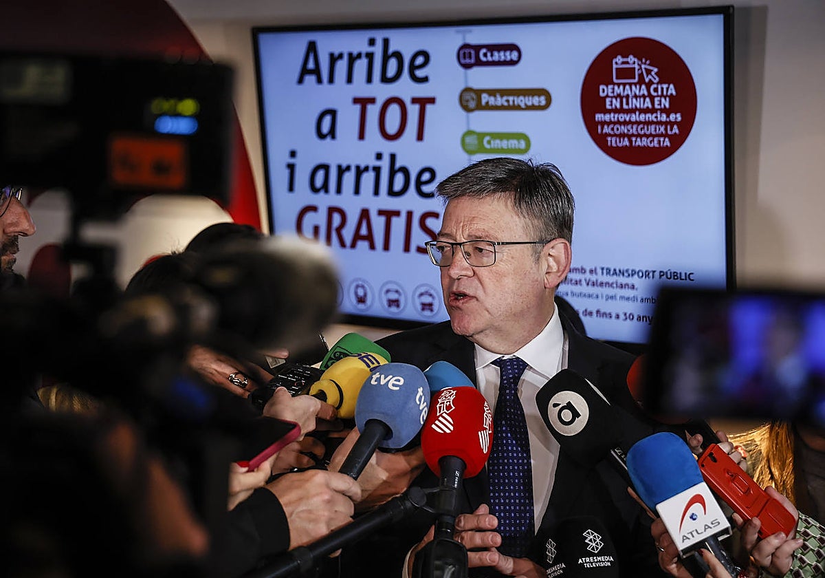 Imagen de archivo del presidente de la Generalitat Valenciana, Ximo Puig