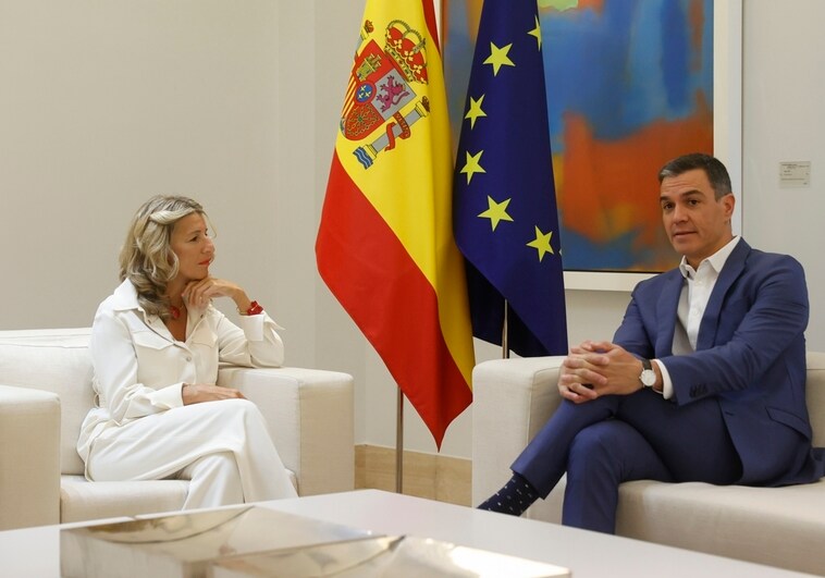 Uno de cada diez votantes del PSOE prefiere a Yolanda Díaz antes que a Pedro Sánchez